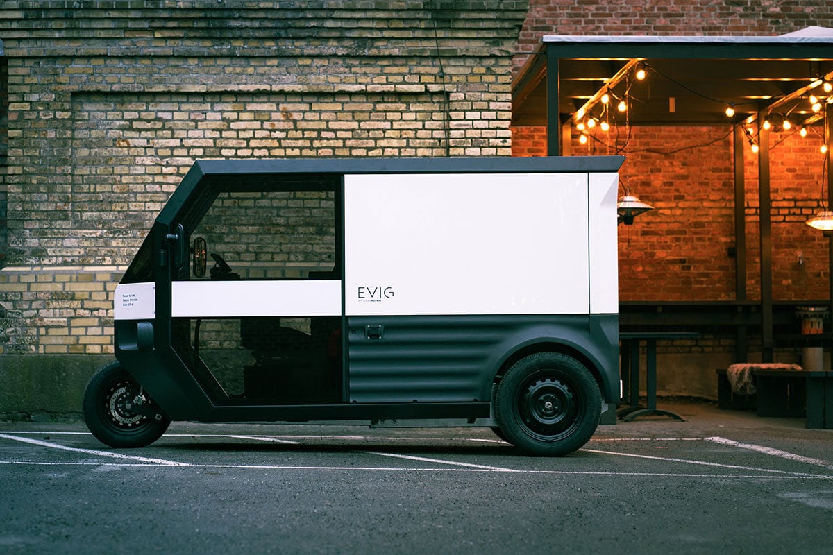 EVIG Clean Motion light electric delivery vehicle